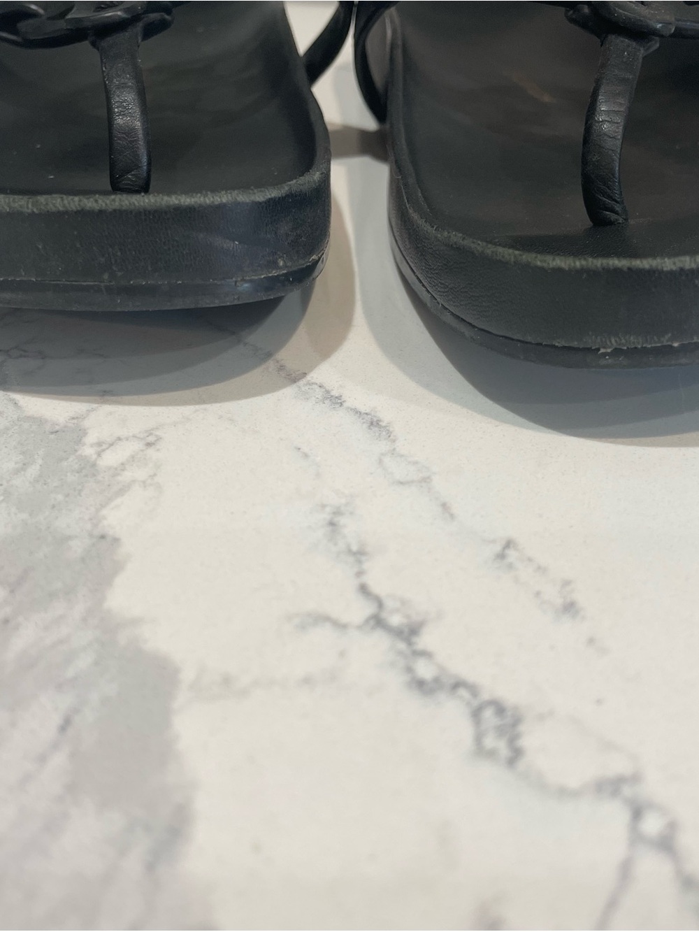 Tory Burch Black Cloud Miller Thong Sandals - Picture 10 of 10